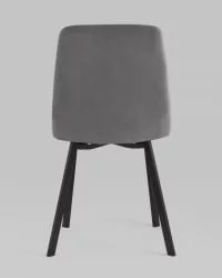 Стул Oliver Square велюр Темно-серый